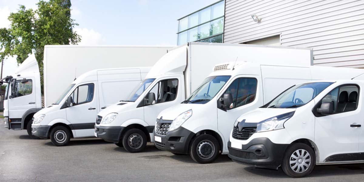 row of different sized vans