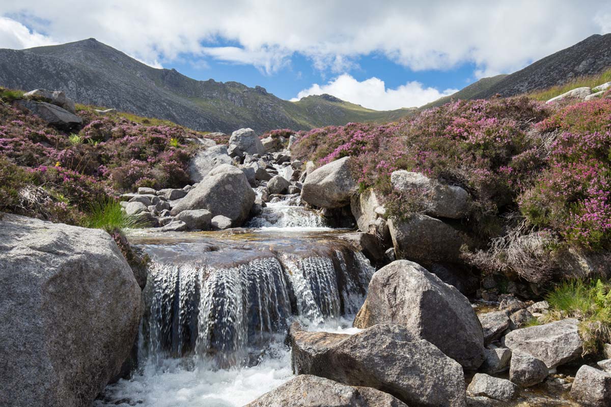 Waterfall in Isle of Arran