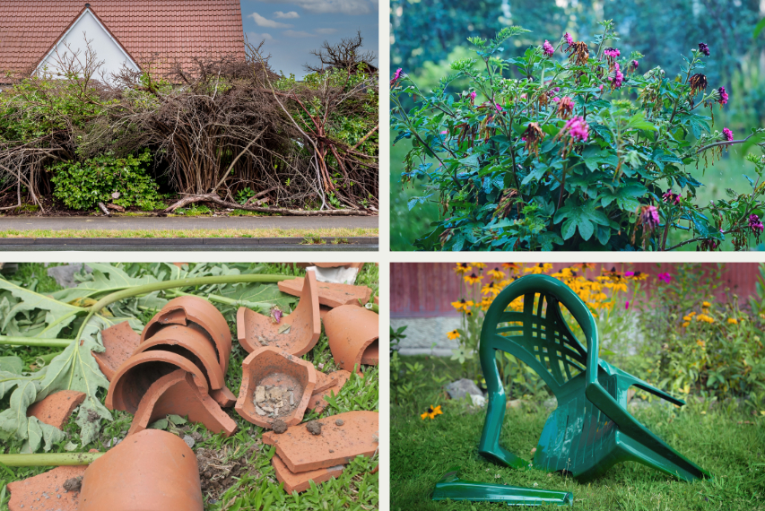 storm damage in the garden insurance doesn't cover