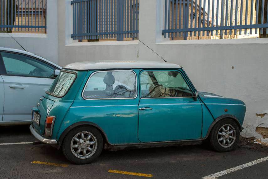 Image of a green Rover MINI