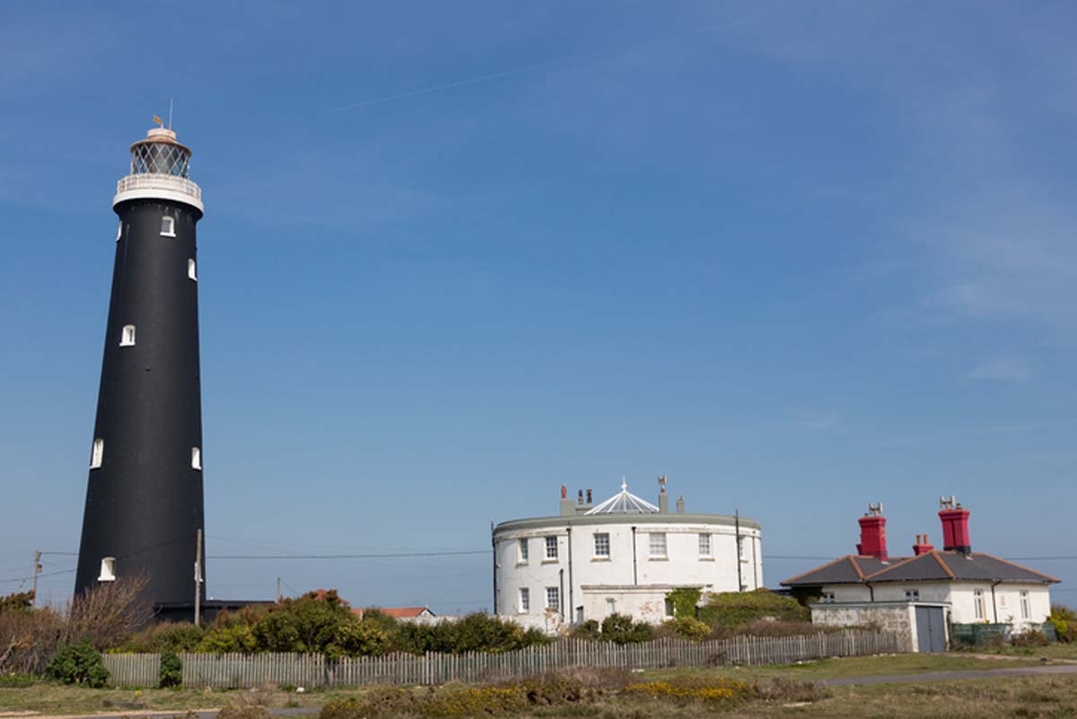 Old black Dungeness Lighthouse - Romney Marsh