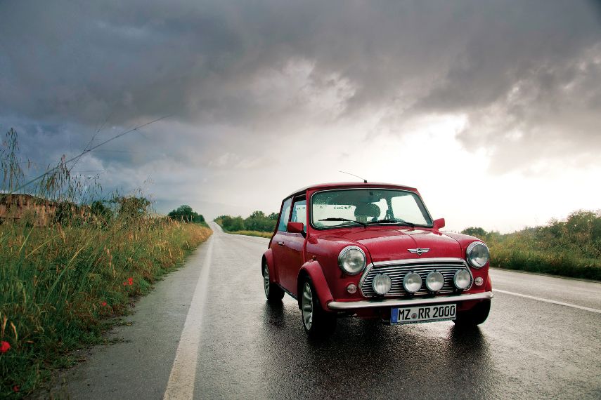 A Mini Austin car