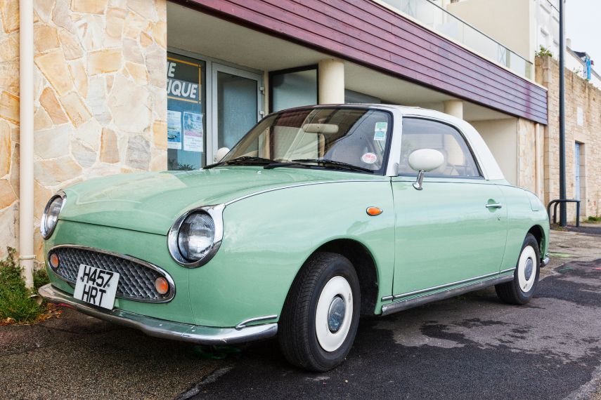 A Nissan Figaro car