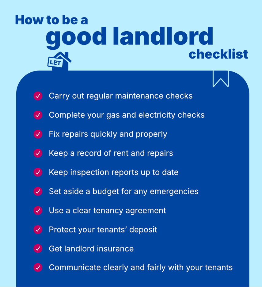 checklist for how to be a good landlord