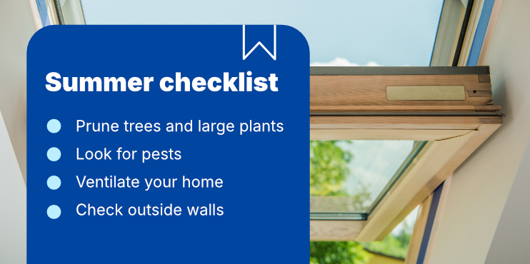 A summer home maintenance checklist