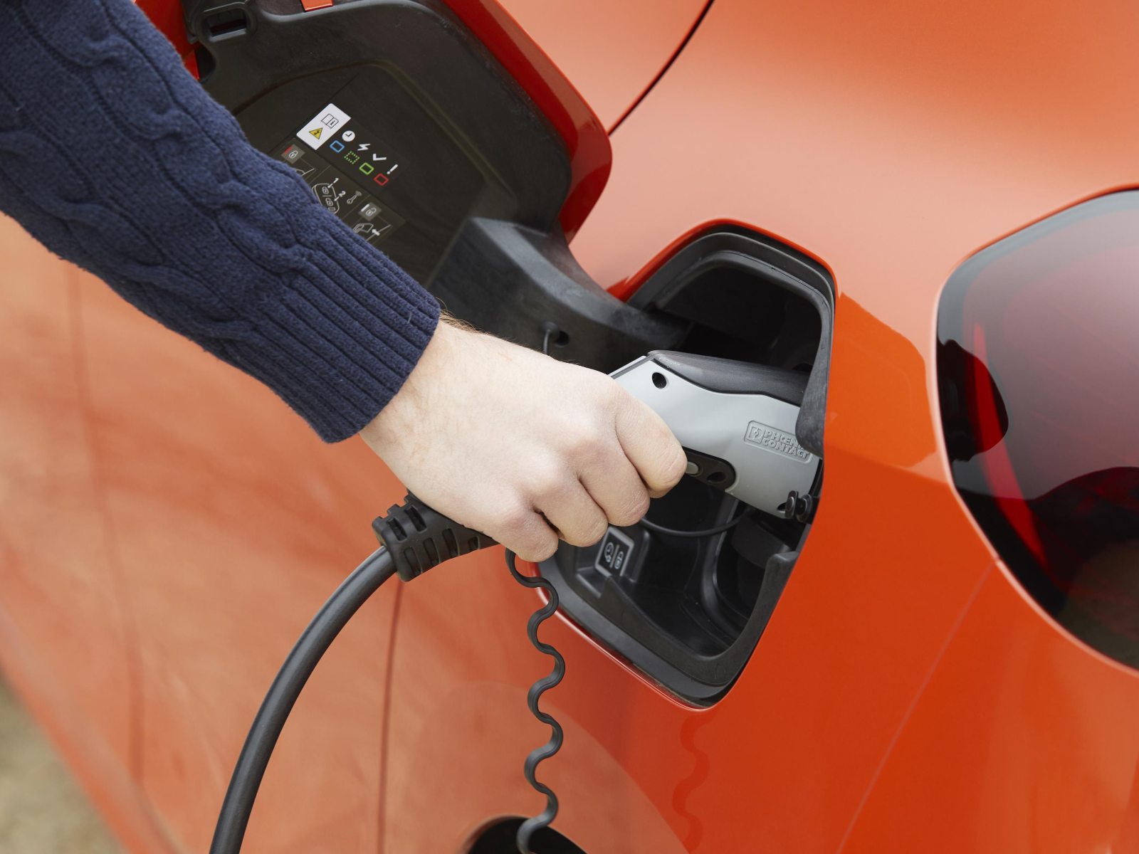 Vauxhall Corsa-e charging
