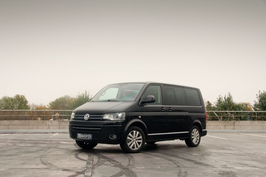 A Volkswagen Transporter van