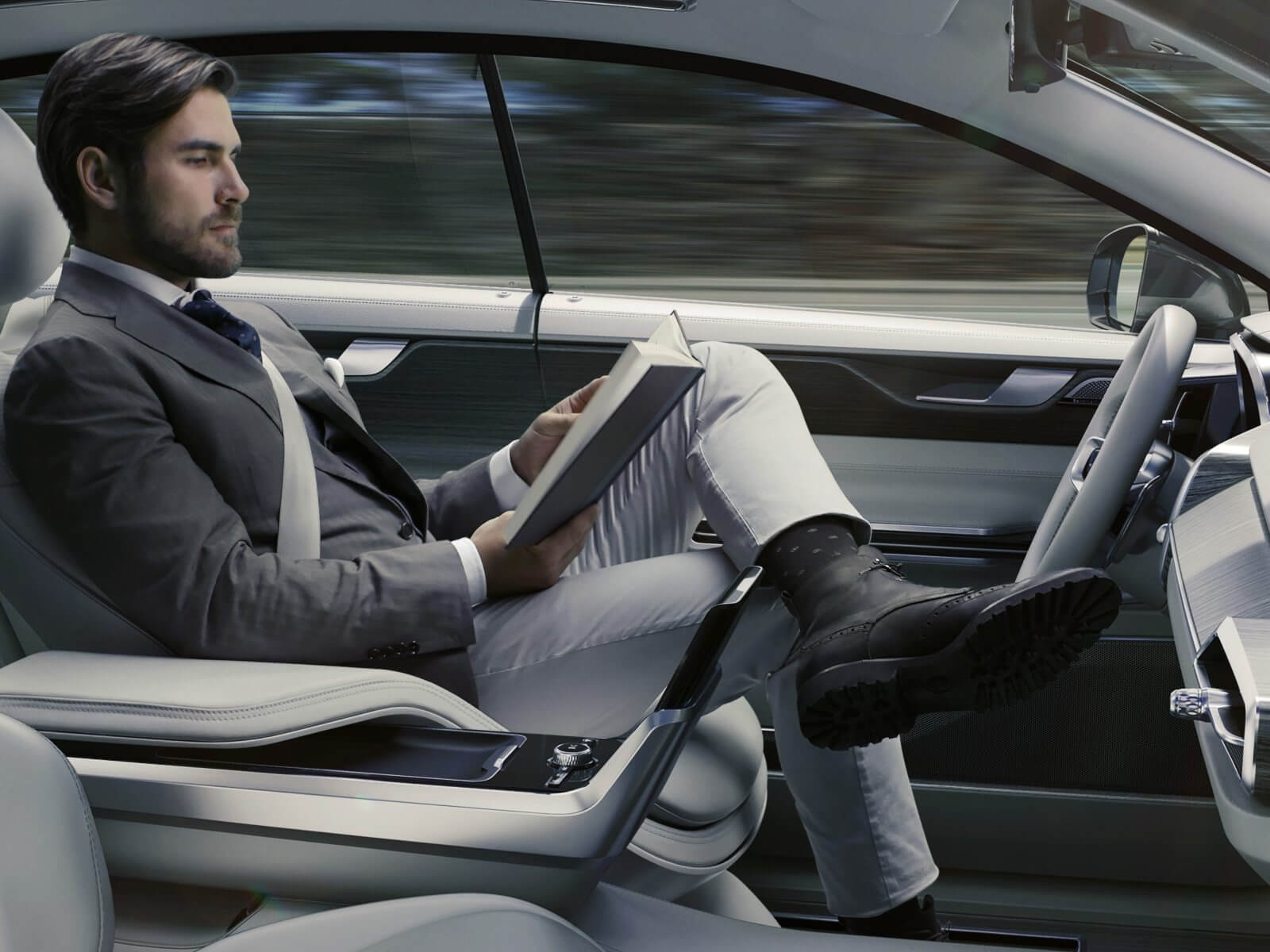 Volvo's autonomous driving concept car