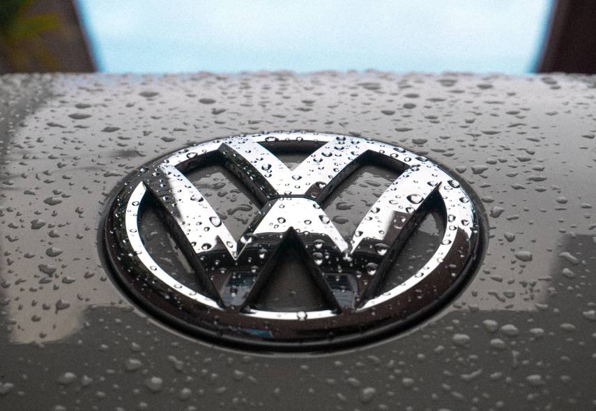 Image of a Volkswagen badge.