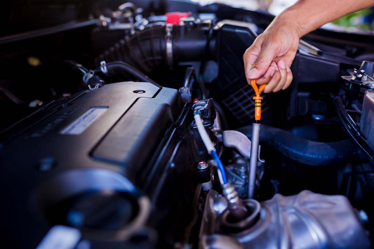 checking-the-oil-level-of-a-car