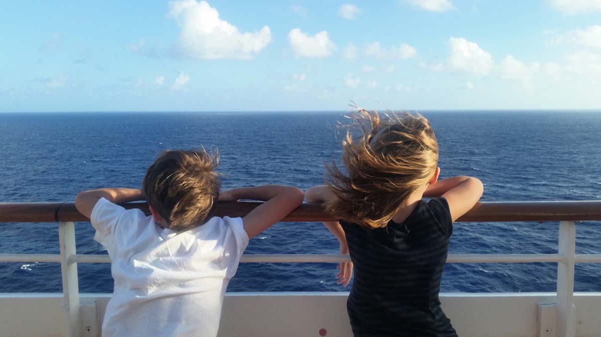 two-children-on-a-cruise-ship