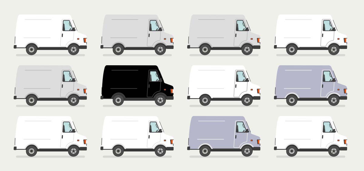 Van colour graphic