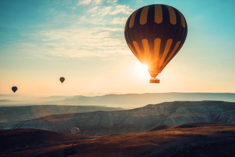 Hot air balloons