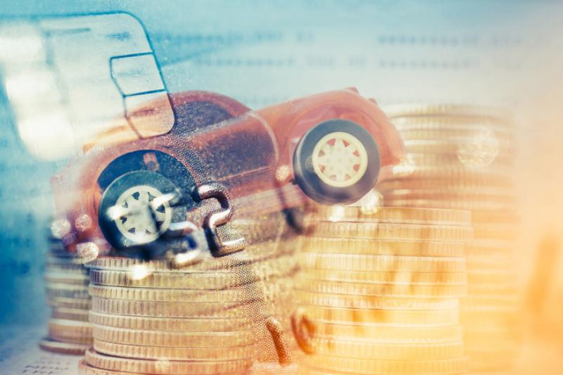 Car and money concept
