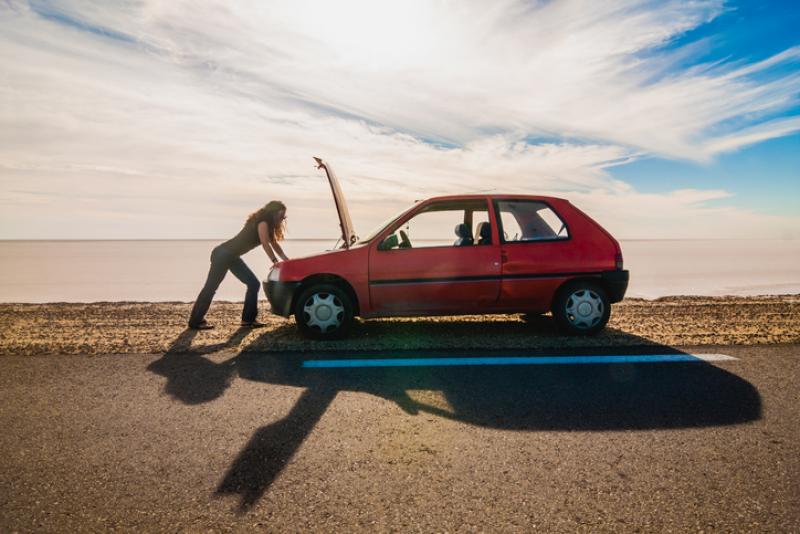 broken down car 