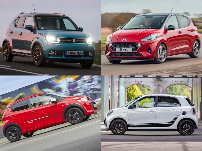 City cars collage