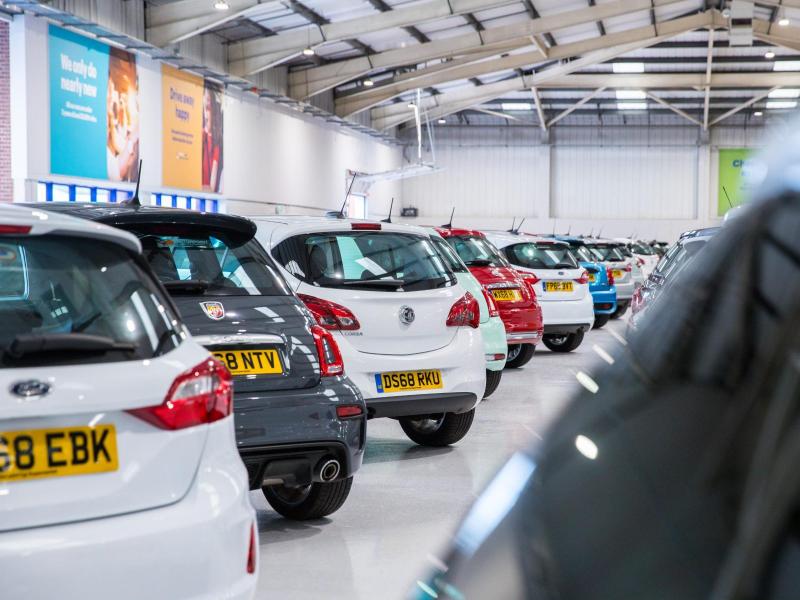 car showroom