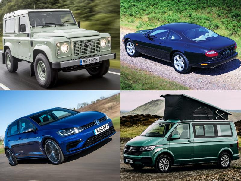 Mid-life crisis cars collage