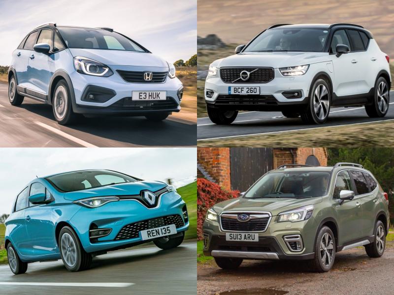 Cars for older drivers collage
