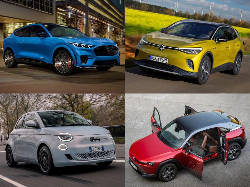 new cars in 2021 collage