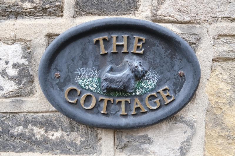The Cottage house name sign