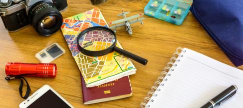 planning-for-a-holiday-passport-camera-medicine