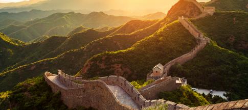 great-wall-of-china-at-sunset