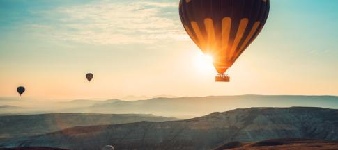 Hot air balloons