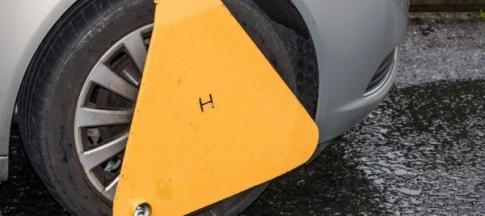 clamped-wheel