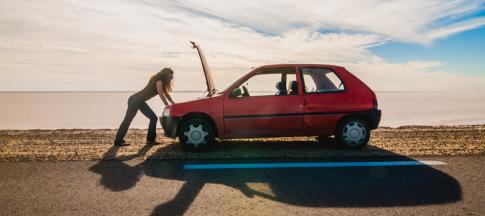 broken down car 