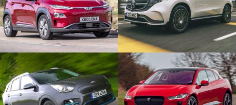 Electric SUVs montage