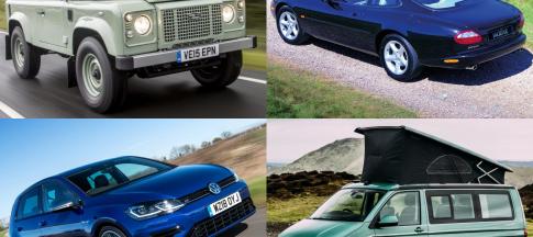 Mid-life crisis cars collage