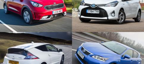 Used self-charging hybrids collage