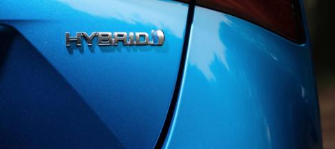 Toyota hybrid badging
